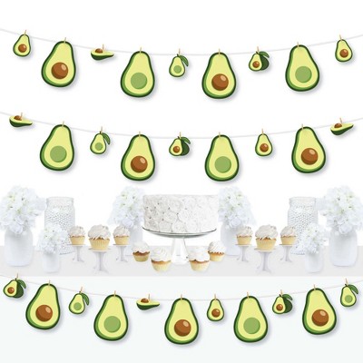 Big Dot of Happiness Hello Avocado - Fiesta Party DIY Decorations - Clothespin Garland Banner - 44 Pieces