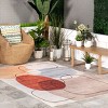Nuloom Suvi Abstract Pet Friendly Indoor/Outdoor Machine Washable Area Rug, 8' x 10', Multicolor - 2 of 4