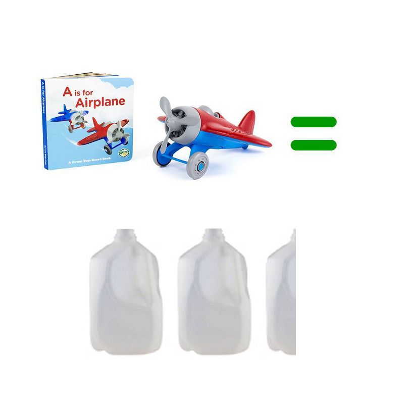 Green Toys Airplane &#38; Board Book, 5 of 8