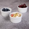 8 Oz Set of 8 Ceramic Ramekins, Porcelain Creme Brulee Souffle Ramekins for Baking, Pudding Custard Cups, Dipping Sauces, Dishwasher and Oven - 4 of 4