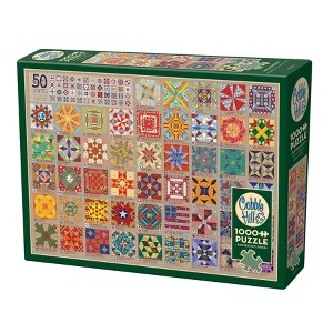 Cobble Hill:  50 States Quilt Blocks 1000 Piece Puzzle - 1 of 4
