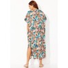 Swimsuits for All Women's V-Neck Tunic Cover-Up Dress (Plus Sizes Available) - 3 of 4