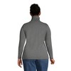 Lands' End Women's Lightweight Jersey Skimming Long Sleeve Turtleneck - 2 of 4