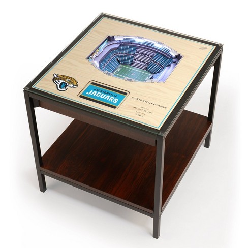 NFL Jacksonville Jaguars 25-Layer StadiumViews Lighted End Table