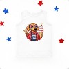 The Juniper Shop Patriotic Dog Ice Cream Toddler Tank - 2 of 4