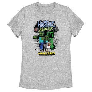 Women's Minecraft Mob Gang T-Shirt - 1 of 4