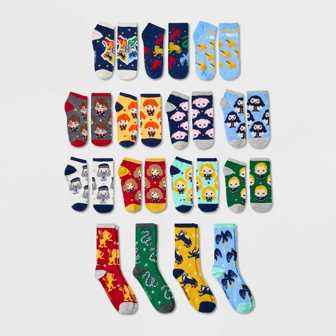 Women's Harry Potter "Happy Christmas" 15 Days of Socks Advent Calendar - Assorted Colors 4-10 - image 1 of 4