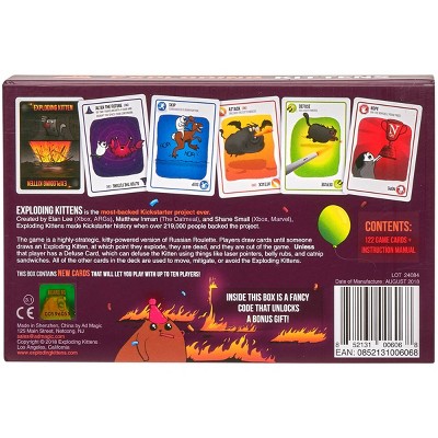 Party Pack Game by Exploding Kittens