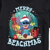 Men's - Lilo and Stitch - Merry Beachmas Christmas Short Sleeve Graphic T-Shirt - 2 of 4
