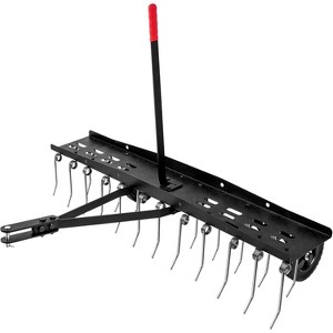 Tow-Behind Dethatcher - Lawn Sweeper for Tractors & Riding Mowers, Removes Thatch from Large Lawns - 1 of 4