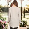 Anna-Kaci Women's Pleated Split-Tie Sleeve Blouse for Everyday Looks - 4 of 4