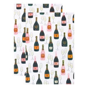 MU Kitchen Designer Cotton Dish Towel, Set of 2, Bubbly - 1 of 1