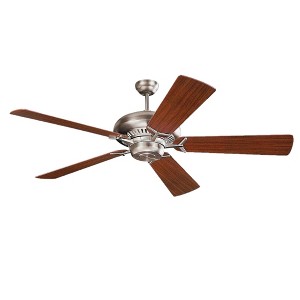 Monte Carlo Grand Prix 60-Inch 5-Blade Ceiling Fan with Mahogany Blades - 1 of 3