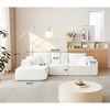 104" Cloud L-Shaped Sectional Sofa, Chenille, Deep Seats, No Assembly - 2 of 4