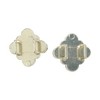 Unique Bargains One Faux Pearl Rhinestone Candied Haws Shape Shoelace Charms 1 Pair - 4 of 4