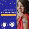 Glitter Bandages for Kids 100 Count Box, Colorful Adhesive Strips, Latex-Free, Individually Wrapped for Minor Cuts & Scrapes - 3 of 4