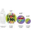 Big Dot of Happiness 90's Throwback - 1990s Party Giant Circle Confetti - Party Decorations - Large Confetti 27 Count - 3 of 4