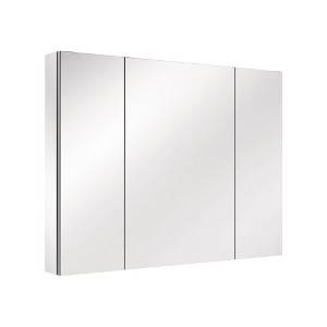 Cesicia 40 x 30 inches Triple Swing Medicine Cabinet with 3 Doors and 6 Shelves - 1 of 4
