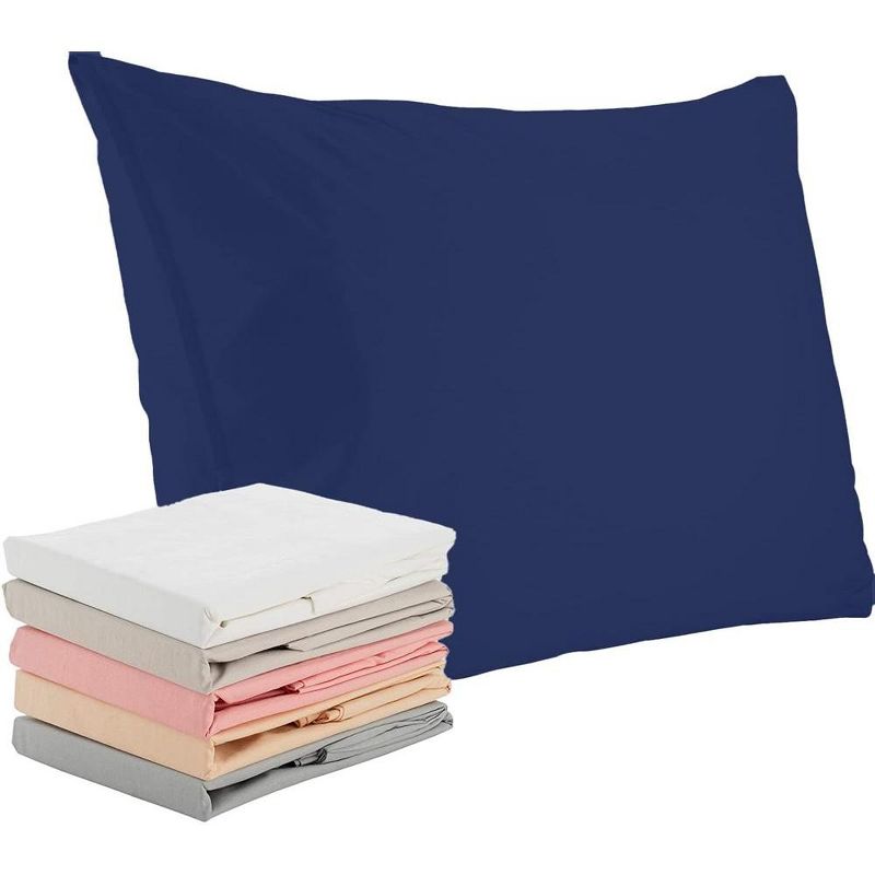 Superity Linen Standard Pillow Cases  - 2 Pack - 100% Premium Cotton - Open Enclosure, 2 of 8