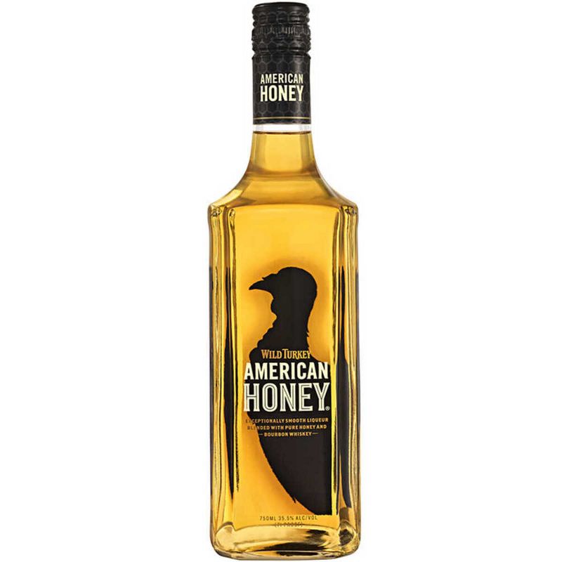 Wild Turkey American Honey Bourbon Whiskey - 750ml Bottle, 1 of 5