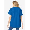 Woman Within Women's Plus Size Smocked Split Neck Tunic - 3 of 4
