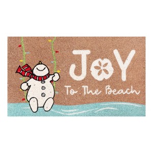 A1HC Natural Coir Doormat, 18" x 30", Heavy-Duty, Non-Slip PVC Backing Entrance Mat - 1 of 4