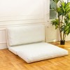 NicBex Velvet Bean Bag Chair with High Density Foam Filling,Large Folding Matress Lazy Sofa Chair,Modern Lounge Chair for Living Room - 2 of 4