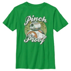 Boy's Star Wars The Last Jedi BB-8 St. Patrick's Day Pinch Proof T-Shirt - 1 of 4