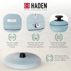 Haden Highclere Vintage Retro 1.5 Liter/6 Cup Capacity Innovative Cordless Electric Stainless Steel Tea Pot Kettle with 360 Degree Base, Pool Blue - 3 of 4