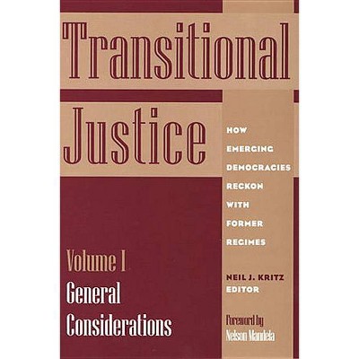  Transitional Justice - by  Neil J Kritz (Paperback) 