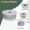 Unique Bargains Silicone Ring Washing Machine Sealing Drain Stoppers 2 Pcs - 3 of 4