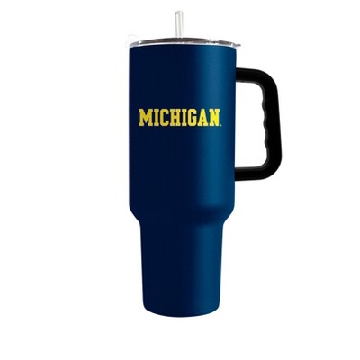 NCAA Michigan Wolverines 40oz Flipside Powder Coat Tumbler