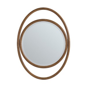 James Martin Signature Vanities Tampa Mirror 23.6", Glossy White – Compact Luxury Mirror for Bathroom or Entry - 1 of 1
