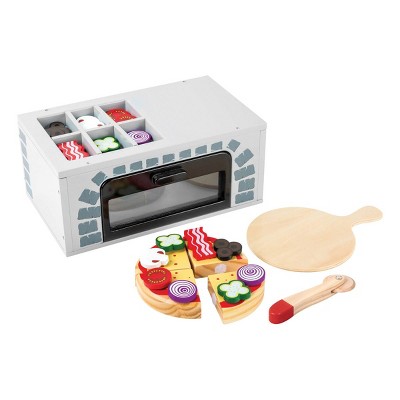 Small Foot Wooden Pizza Oven Playset