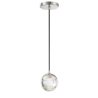 George Kovacs Lighting Hail 1 - Light Pendant in  Polished Nickel