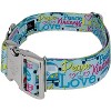 Country Brook Petz 1 1/2 Inch Premium Love and Peace Dog Collar - 2 of 4