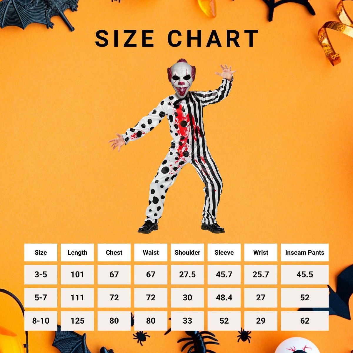 Dassyn Creations Child Clown Costume - thumbnail 4