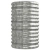 vidaXL Galvanized Iron Arched Gabion Basket, Decorative and Sound-Insulating Garden Barrier with Durable Construction and Wide Application, Silver - 4 of 4