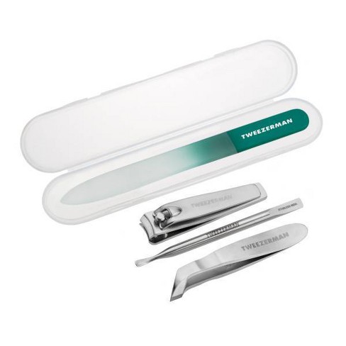 Tweezerman Emerald Shimmer Nail Care Set - 4pc : Target
