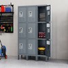 Vynxaria 66"H Metal Lockers for Employees with 3 Door Storage Locker for Employees Gym School Home Office Garage - 3 of 4