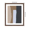 Kate and Laurel Torn Paper No3 by Mareike Bohmer Framed Wall Art Print, 22 x 26, Florence Medium Brown - 2 of 4