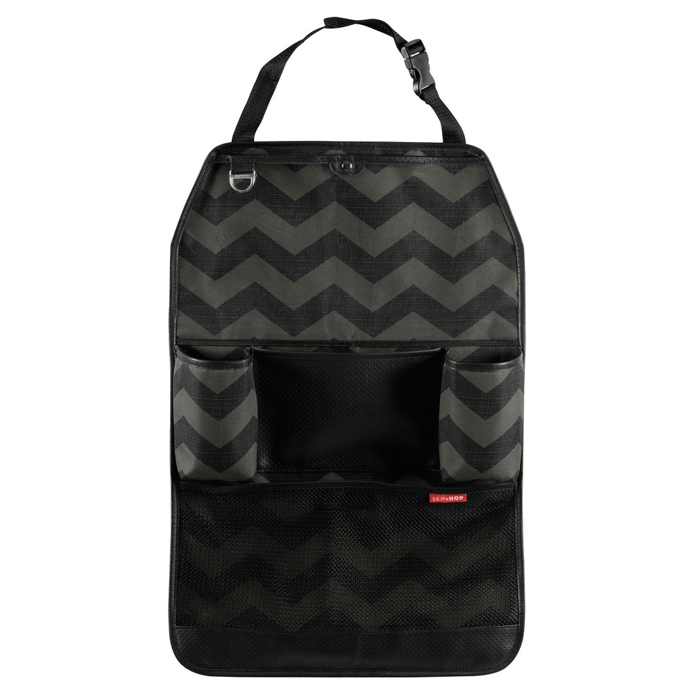 Skip Hop Style Driven Back Seat Car Organizer - Tonal Chevron