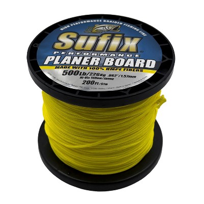 Sufix Performance Planer Board Braided Fishing Line - 200' -Hi-Vis Yellow