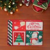 Unique Bargains Christmas Place Mats Linen Red Green White 13"x17.7" 2 Pcs - 2 of 4