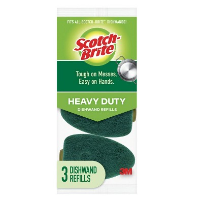 Scotch-Brite Heavy Duty Dishwand Refill - Unscented - 3ct