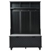 4-in-1 Entryway Bench with Coat Rack - 4 of 4