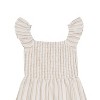 Derek Heart Big Girls Smocked Tiered Midi Dress Faux Linen, Egret/Moonlight/Shrimp Cocktail, 10 - 3 of 3