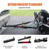 VEVOR Tow Bar, 10000 lbs Towing Capacity with Ropes, Powder-Coating Alloy Steel Bumper-Mounted Universal Towing Bar, Black - 4 of 4