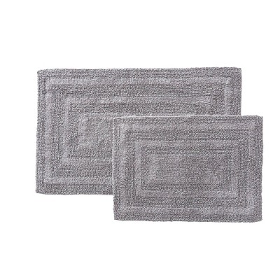 2pc Logan Bath Rug Set Light Gray - Eddie Bauer