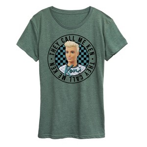 Women's - Barbie - They Call Me Ken Short Sleeve Graphic T-Shirt - 1 of 4